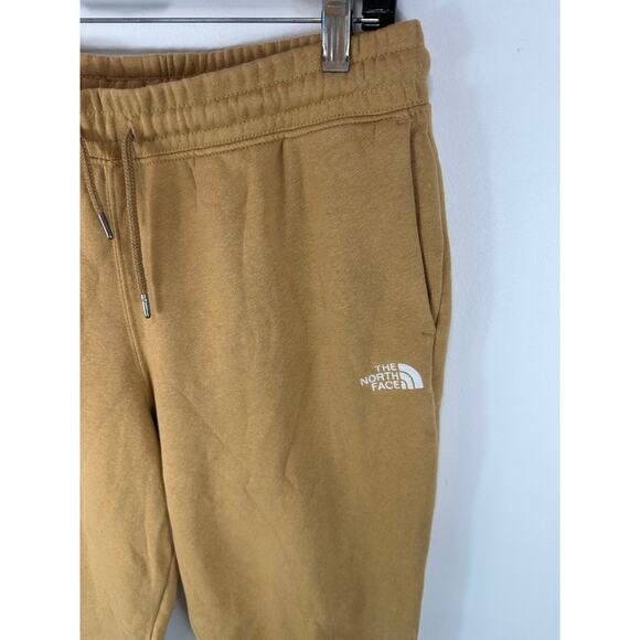 North Face Womens Half Dome Jogger Sweatpants Gold Size Medium Cozy Lounge - Picture 11 of 13
